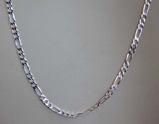 925 Sterling Silver 24 Inch Long Men's Chain
