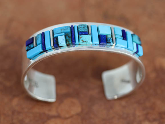 Navajo Silver Turquoise Bracelet