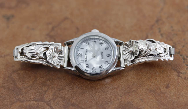 Navajo Sterling Silver Ladies Watch