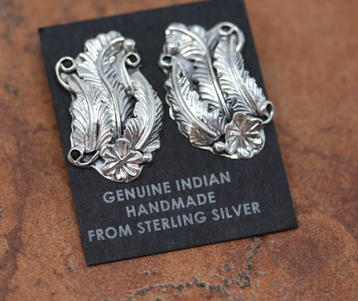 Navajo Silver Post Earrings