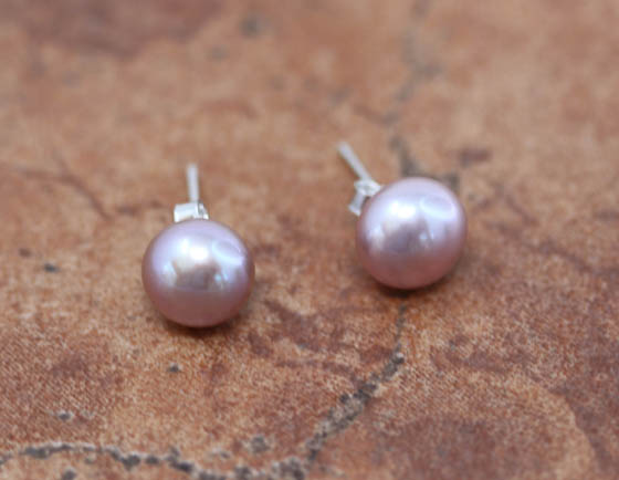 Sterling Silver Freshwater Pearl Earrings