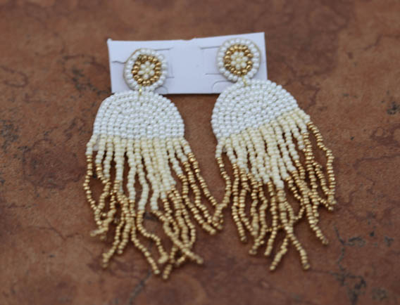 Beaded Post Earrings