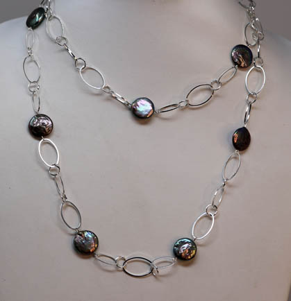 Freshwater Pearl Station Necklace