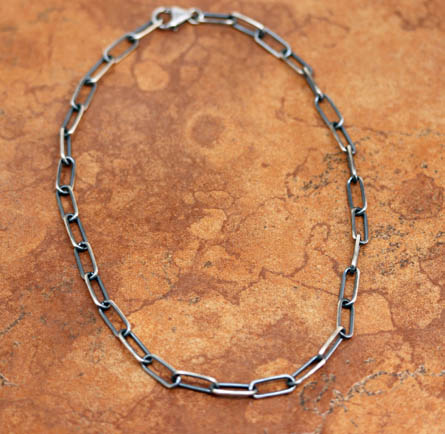 Old Pawn Sterling Silver Chain Link Necklace