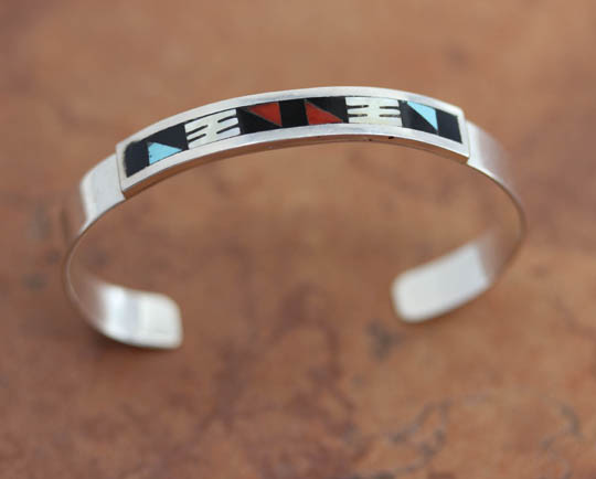 Zuni Silver Multi_Stone Bracelet