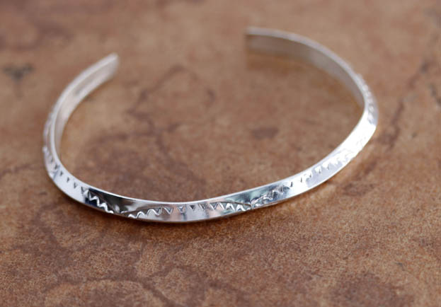 Navajo Sterling Silver Cuff Bracelet