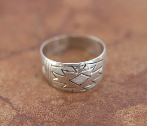 Navajo Sterling Silver Ring Size 9 1/2