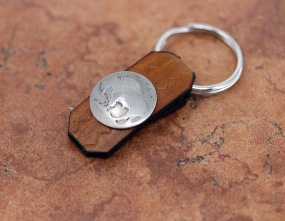 Buffalo nickel hot sale key chain