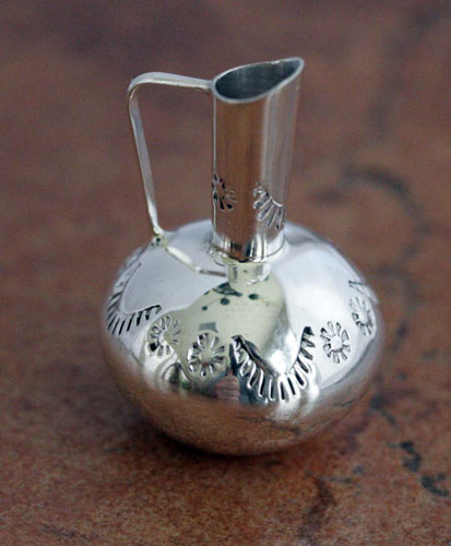 Navajo Silver Tea Pot Pendant