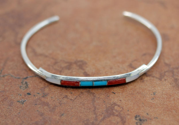 Zuni Silver Multi_Stone Bracelet