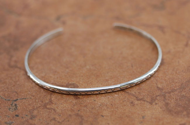 Navajo Sterling Silver Cuff Bracelet