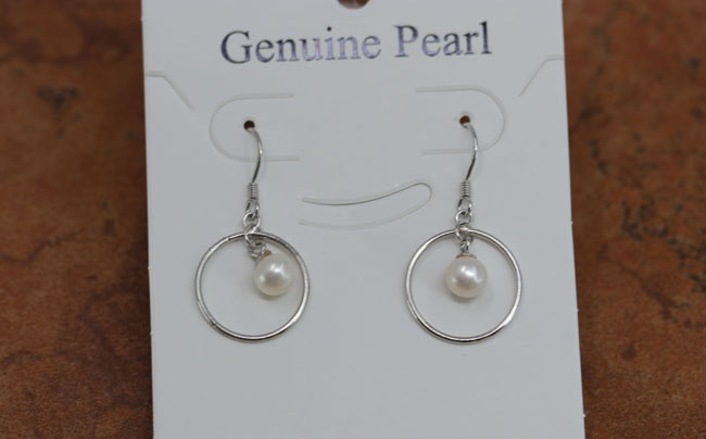 Sterling Silver Freshwater Pearl Earrings