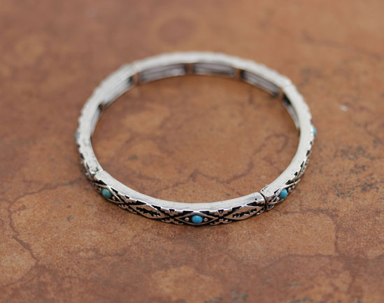 Turquoise Fashion Stretch Bracelet