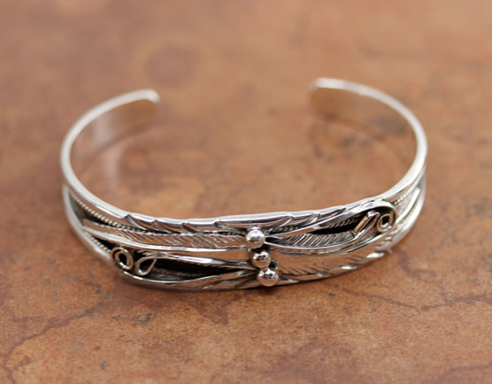 Navajo Sterling Silver Cuff Bracelet