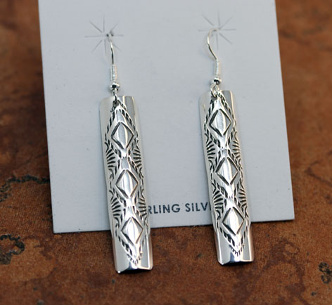 Navajo Silver Hook Earrings