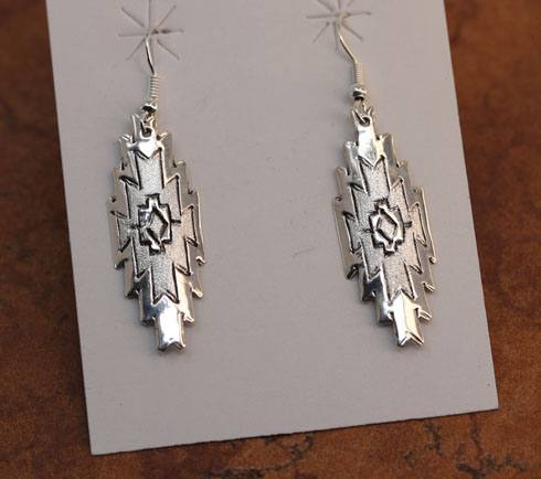 Navajo Silver Hook Earrings