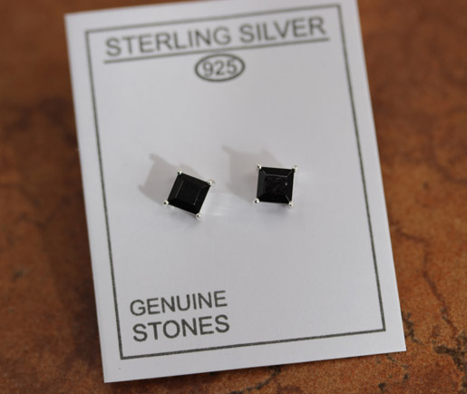 Sterling Silver Lolite Stud Earrings