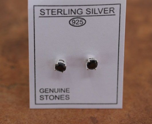 Sterling Silver Iolite Earrings