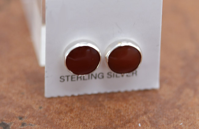 Sterling Silver Carnelian Earrings