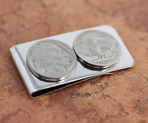 Buffalo Nickel Money Clip