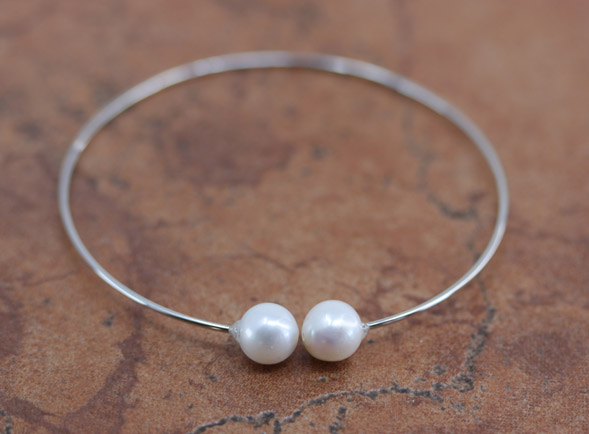 Freshwater Pearl Silver Bracelet