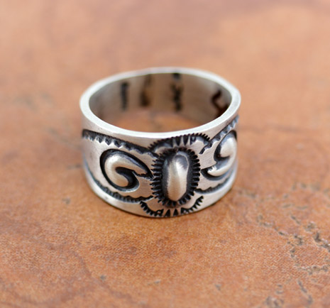 Navajo Sterling Silver Ring Size 10 1/2