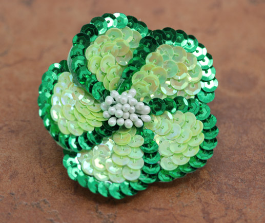 Navajo Beaded Flower Hair Clip