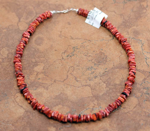 Navajo Spiny Oyster Nugget Necklace