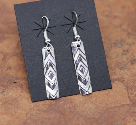 Navajo Silver Hook Earrings