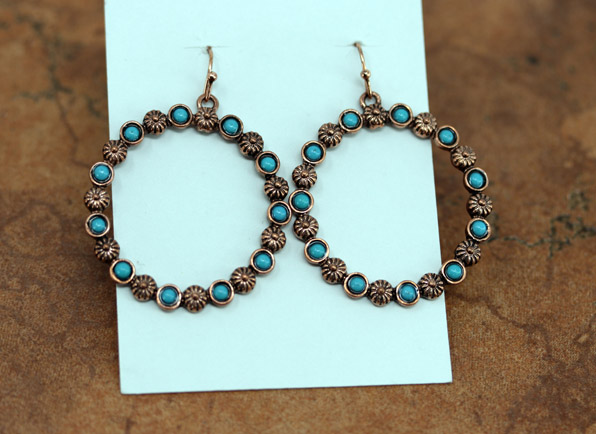 Circle of Life Hook Earrings