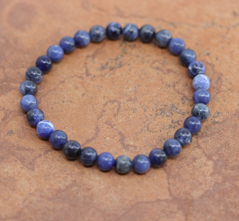 Beaded Sodalite Stretch Bubble Bracelet