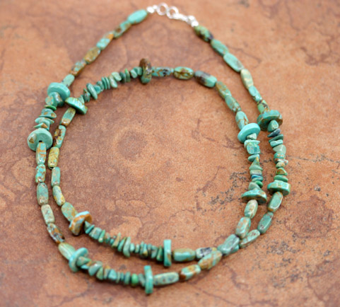 Navajo Turquoise Nugget Necklace