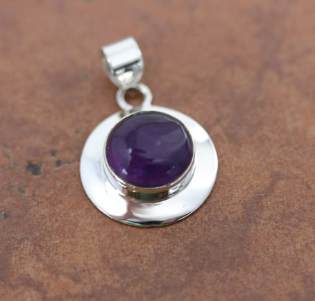 Sterling Silver Amethyst Pendant