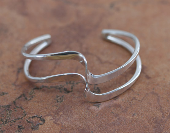 Navajo Sterling Silver Cuff Bracelet