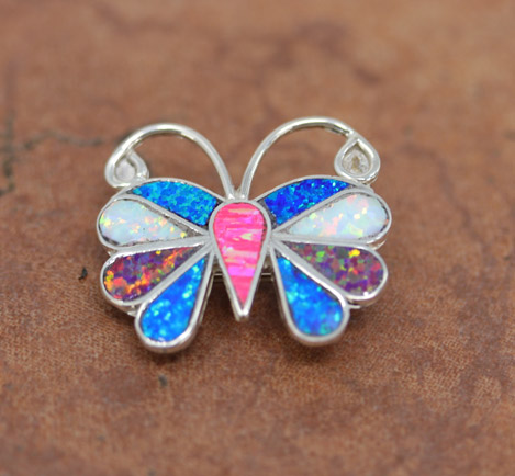 Zuni Silver Butterfly Pin/Pendant