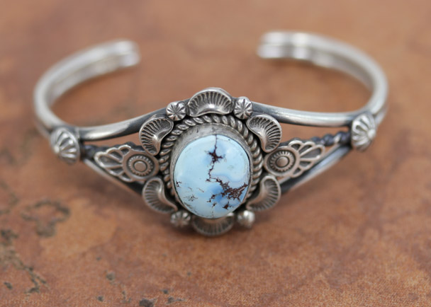 Navajo Silver Turquoise Bracelet