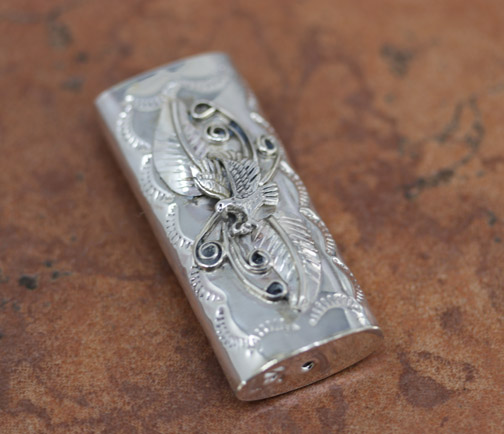 Navajo Silver Eagle Lighter Case