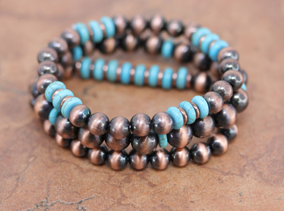 Beaded Stackable Nugget Bracelet