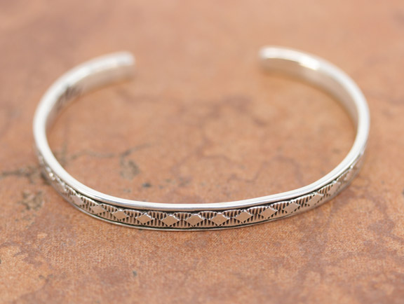 Navajo Sterling Silver Cuff Bracelet