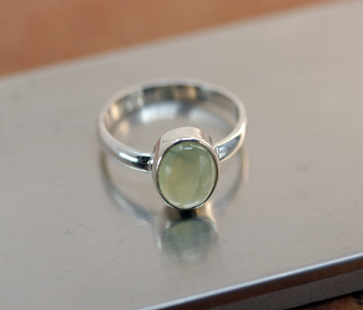 Sterling Silver Moonstone Ring Size 7